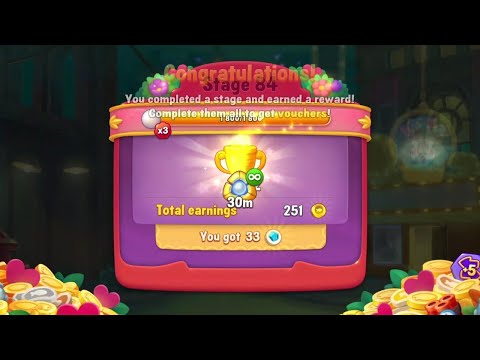 @Fishdom Win Strikes Atlantis Cup Stage 82 - 84. Got 30Min Lightning ⚡.