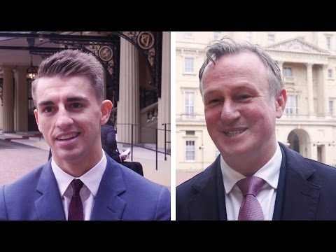 Max Whitlock & Michael O'Neill Interviews As They Receive Honours At Buckingham Palace