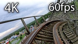 Kentucky Rumbler front seat on-ride 4K POV @60fps Beech Bend