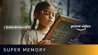 Super Memory - Shakuntala Devi | Amazon Prime Video #shorts
