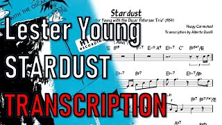 Lester Young - Stardust | Transcription (PDF and MusicXML)