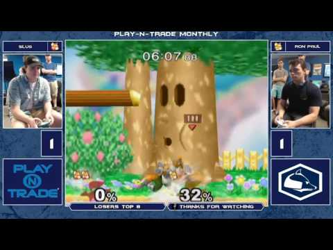 PlayNTrade Monthly 2 Melee Singles - Slug (Fox) vs Ron Paul (Fox) - Loser's Quarters