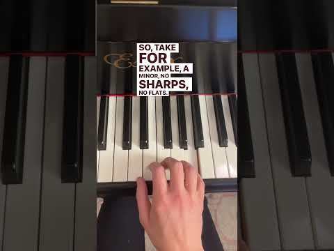 What’s the difference between a natural and harmonic minor scale? #Shorts