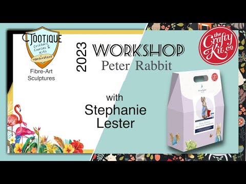 Needle felting Workshop - Peter Rabbit and the handkerchief Kit - Crafty Kit Company