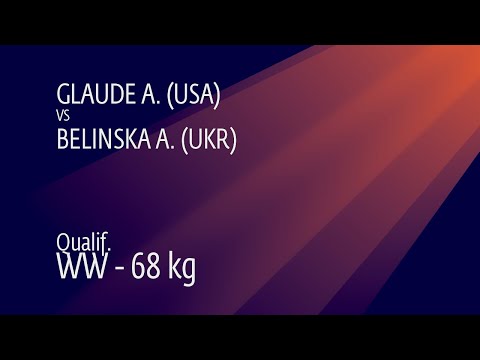 Qual. WW - 68 kg: A. GLAUDE (USA) v. A. BELINSKA (UKR)