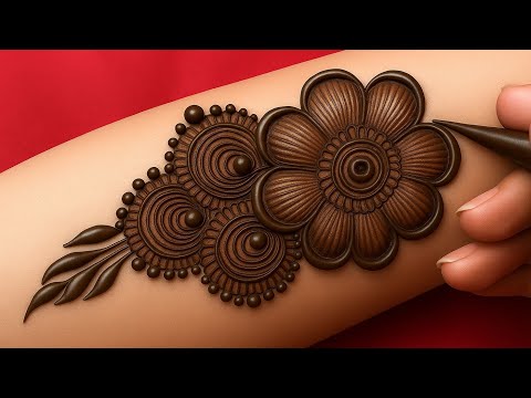 Simple Mehndi Design For Back Hand ||Bel Mehndi Design || Easy Beautiful Arabic Mehndi Design