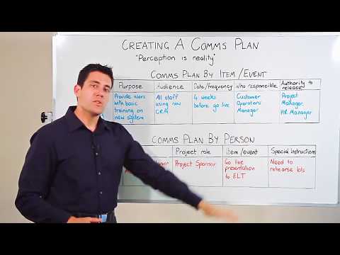 Project Management: Creating a Communications Plan