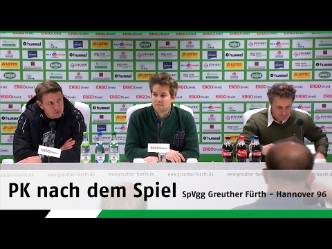 PK nach dem Spiel | SpVgg Greuther Fürth - Hannover 96