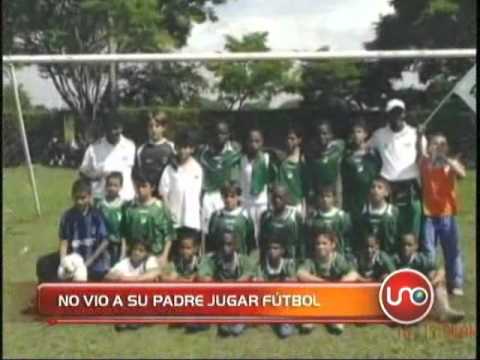 Sebastian Rincón no vio a su padre jugar fútbol