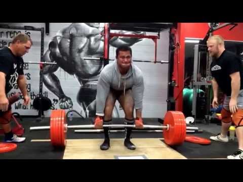 Eddie Hall Deadlift Pyramid at Cocos Gym!!  70kg - 320kg - 70kg Pro Australian Strongman