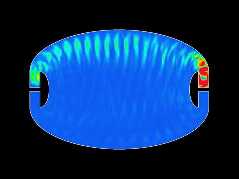 Penrose's solution to the illumination problem, starting behind a mushroom