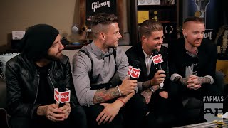 APMAs 2015: Memphis May Fire interviewed in the GIBSON backstage lounge at the APMAs