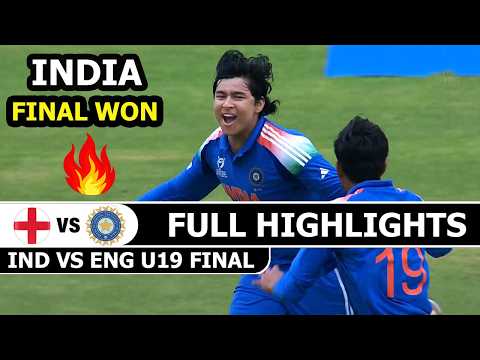 India Vs England U19 ICC Cricket World Cup Final Match Highlights 2026 | Ind VS Eng