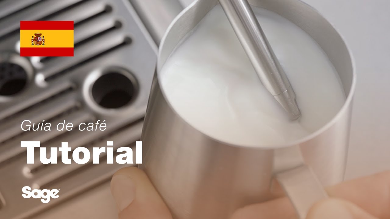 Cómo texturizar manualmente la leche
