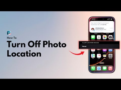 How To Turn Off Photo Location On iPhone Completely | Disable Location Tags On iPhone Photos