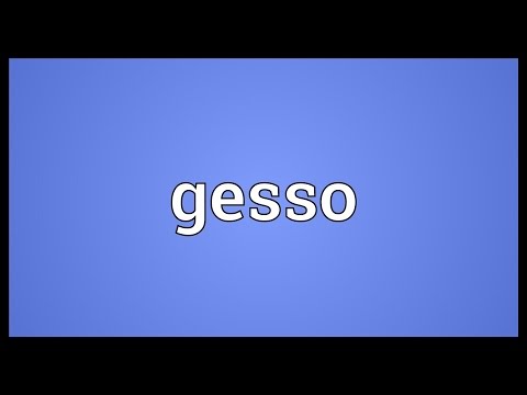 Gesso Meaning