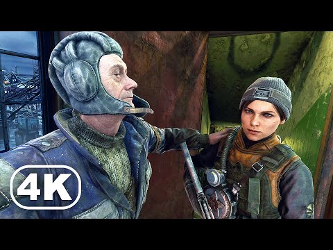 Artyom, Anna and Yermak steal the Hanza Train ULTRA 4K 60FPS - METRO EXODUS