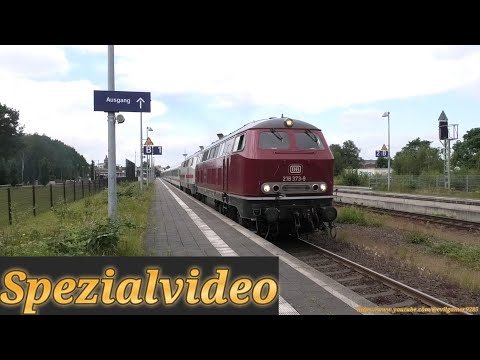 Zugverkehr mit der Baureihe 218: Spezialvideo (4K Video)