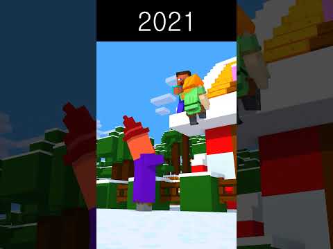 Evolution of Witch - Minecraft Animation