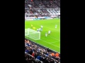 Newcastle 0-1 Everton - Cleverley goal 90th minute