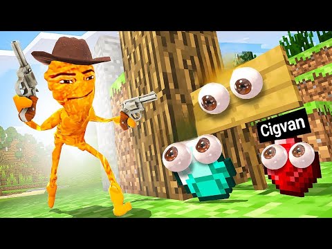 KAUBOJ NUGGETS NAS TRAŽI U UKLETOM MINECRAFTU! *želi igrati skrivača pa nas upucati i ubiti*