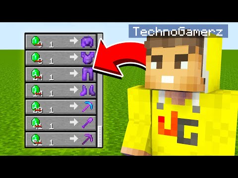 Minecraft, But YouTubers Trade OP Items...
