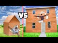 Different Sizes Cardboard Box 24 Hours Surviving Challenge