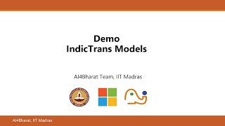 Demo - IndicTrans Model