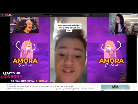 GIOVANNA REAGINDO LOUD CORINGA REAGINDO OS MELHORES TIK TOK DE COMÉDIA - TENTE NÃO RIR! #87