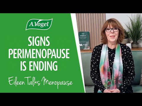 What are the signs that perimenopause is ending?