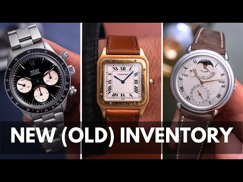New (Old) Inventory: RARE Vintage Rolex, Cartier, Urban Jurgensen, & More!!
