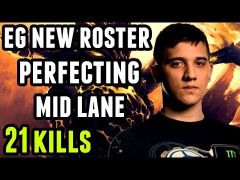 EG New Roster 2017 - Arteezy Outworld Devourer Gameplay - Mid Lane Practice