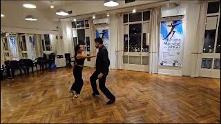 Video thumbnail for Clase de Tango escenario con los maestros Valeria Ruby y Franco Andrada