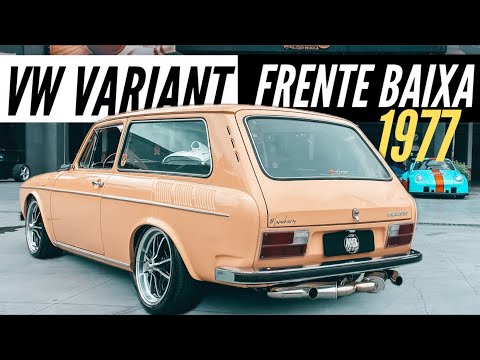 VW VARIANT 1977 BEGE SAARA - BEAUTIFUL REAR