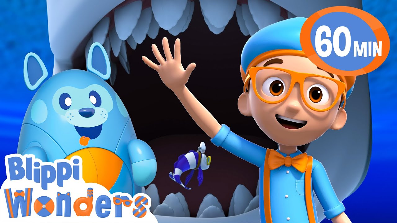 Blippi visits a Shark's Mouth?! | Blippi Wonders Educational Videos for Kids