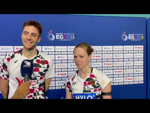 Mark Lamsfuss and Isabel Lohau with a first solid win at the European Games 2023