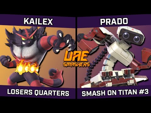 Kailex (Incineroar/Sephiroth) vs Prado (ROB) - Smash on Titan #3