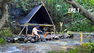 Download lagu Membangun Shelter dan memanggang ayam utuh secara otomatis menggunakan kincir air mp3