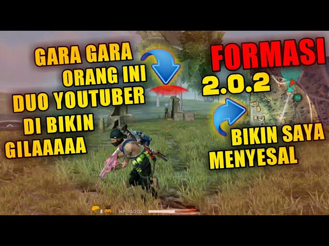 FORMASI GREBEK 2.0.2.!!ORANG INI BIKIN DUO YOUTUBER GILA KAYAK GINI (NGAKAK) - FREE FIRE