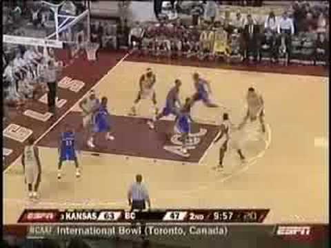 Darnell Jackson / Darrell Arthur / KU vs. BC (1/5/08)