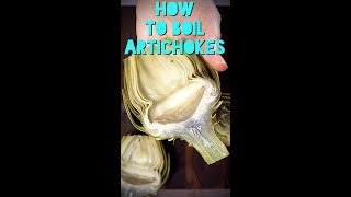 How To Boil Artichokes | Easy Recipe | #shorts