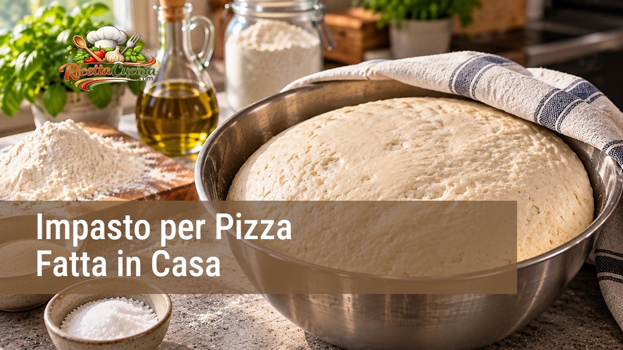 Anteprima video di Video Ricetta Impasto per Pizza Fatta in Casa