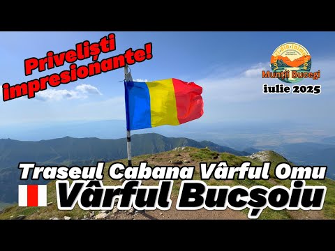 Priveliști IMPRESIONANTE pe traseul: Cabana Vârful Omu - Vârful Bucșoiu, Munții Bucegi iulie 2025