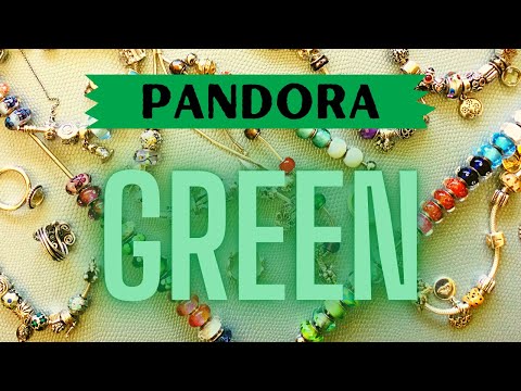 All the 💚💚 Green 💚💚 in my PANDORA Collection