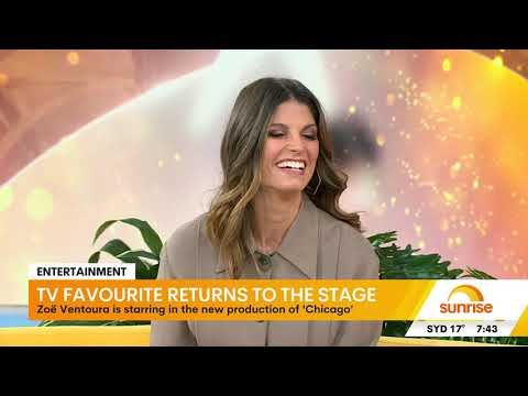 Chicago The Musical Australia - Zoe Ventoura on Sunrise