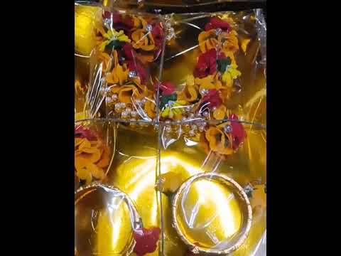 Yellow haldi wedding set