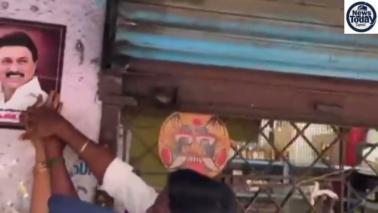 நங்கநல்லூர் மதுக்கடையில் முதல்வர் மற்றும் அமைச்சர் போட்டோக்களை ஒட்டிய பா.ஜ.க.வினர் கைது.!