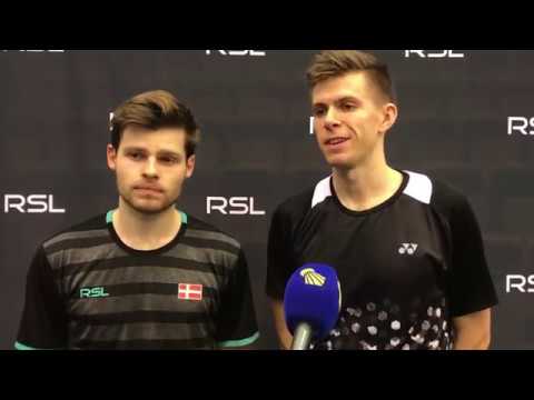 "We hope to play against Jeppe and Mikkel"