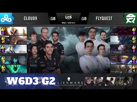 Cloud 9 vs FlyQuest | Week 6 Day 3 S10 LCS Summer 2020 | C9 vs FLY W6D3