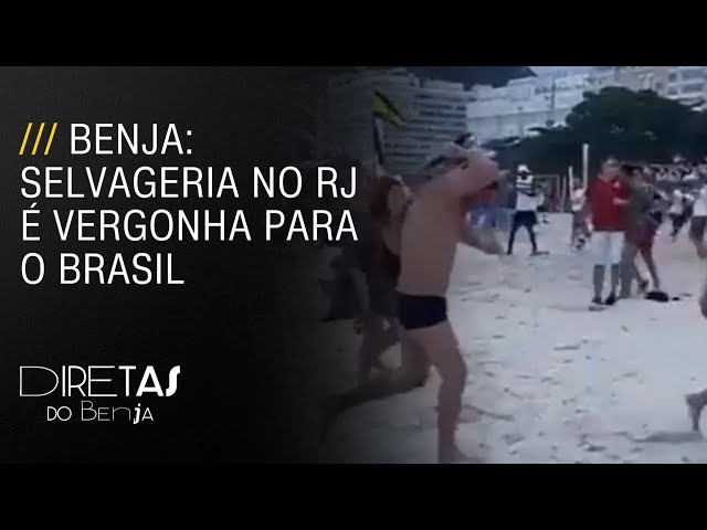 Benja: Selvageria no RJ é vergonha para o Brasil | DIRETAS DO BENJA – 03/11/2023